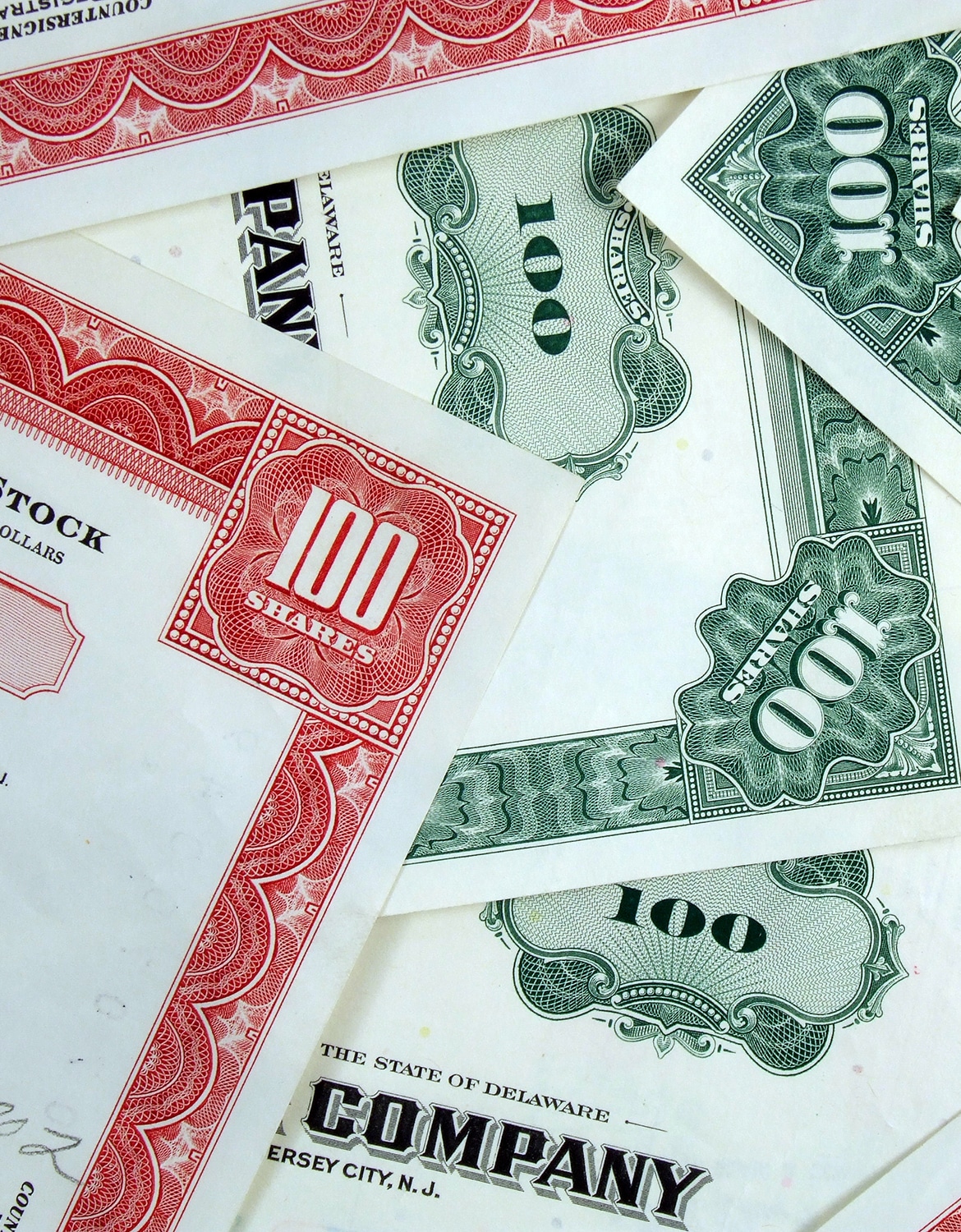 Capital stock certificates